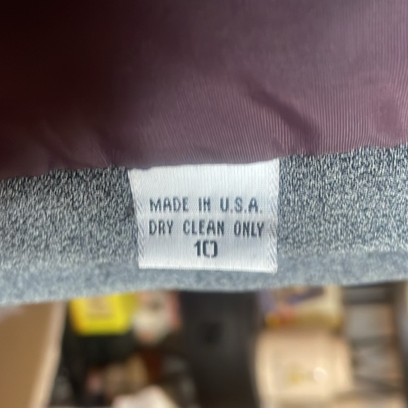 USED Gianni Sport Gray Tweed Blazer Jacket Women's Size 10 - Picture 8 of 8